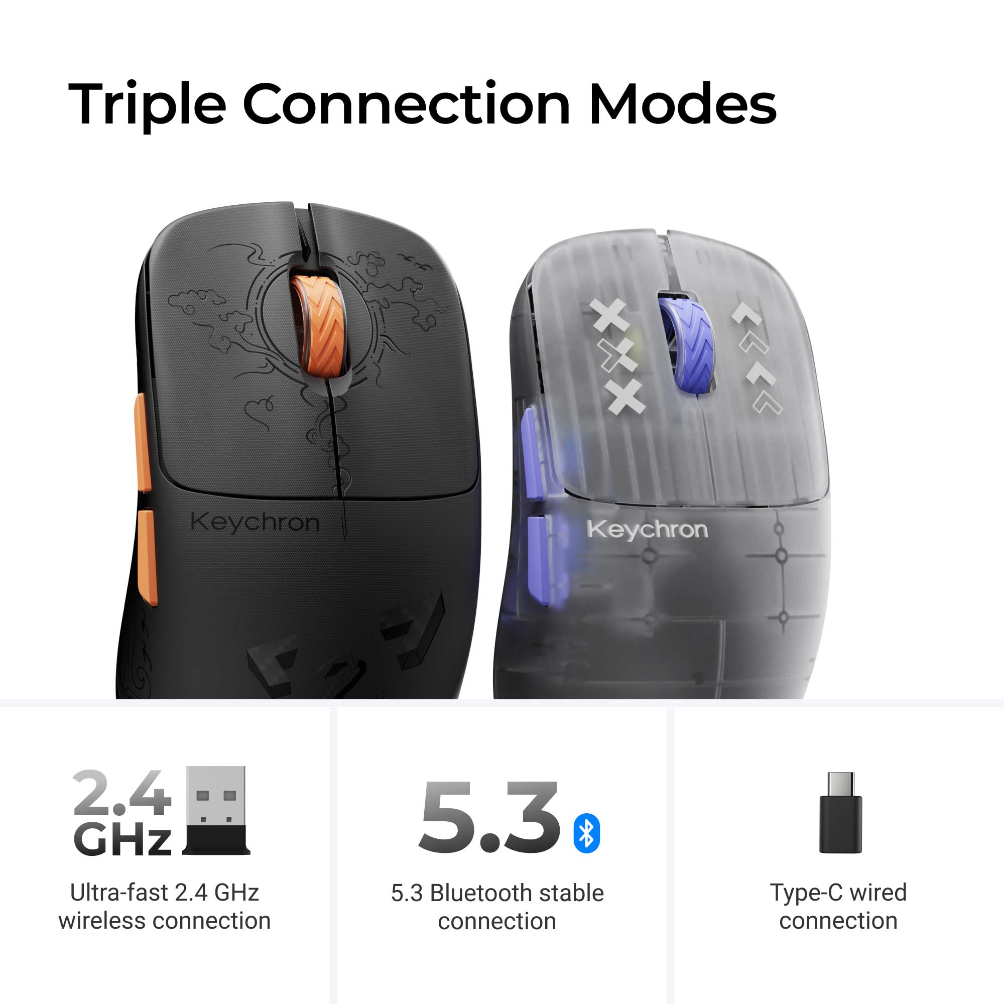 Keychron G3 Ultra Light Wireless Mouse - Image 4