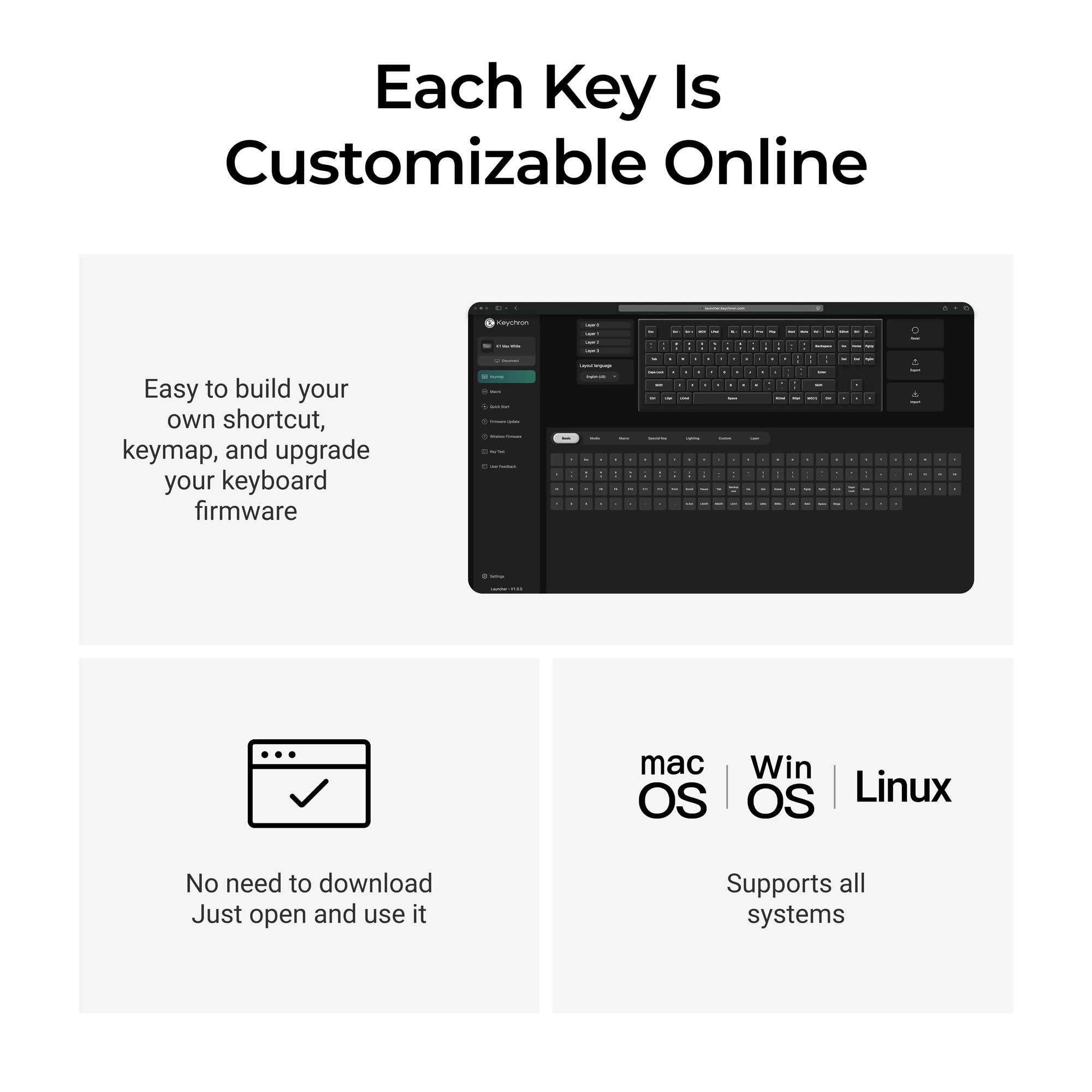 Keychron K1 Max QMK/VIA Wireless Custom Mechanical Keyboard - Image 6
