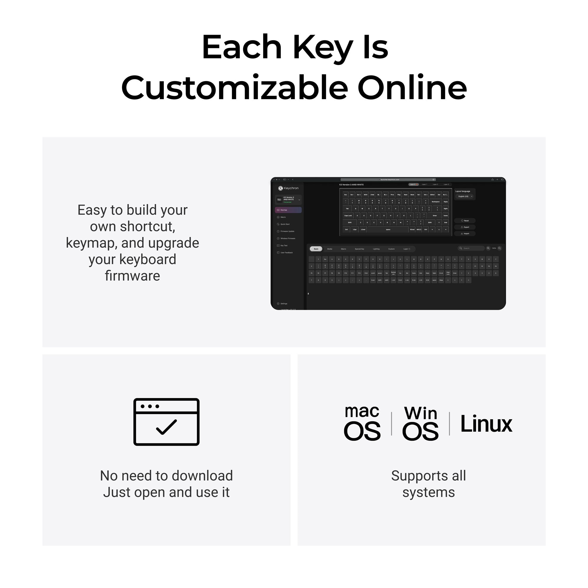 Keychron K3 QMK Wireless Mechanical Keyboard (Version 3) - Image 6
