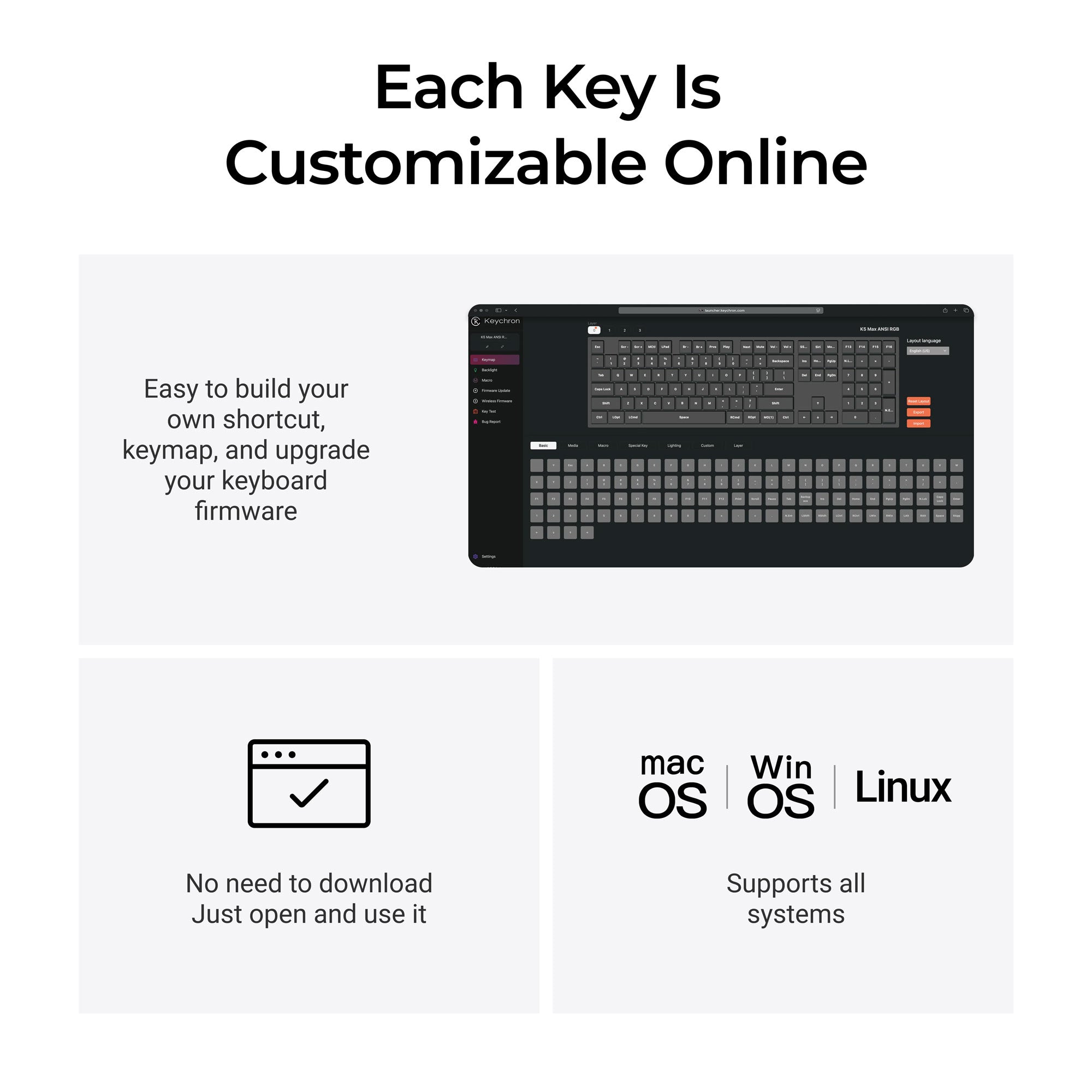 Keychron K5 Max QMK/VIA Wireless Custom Mechanical Keyboard - Image 6