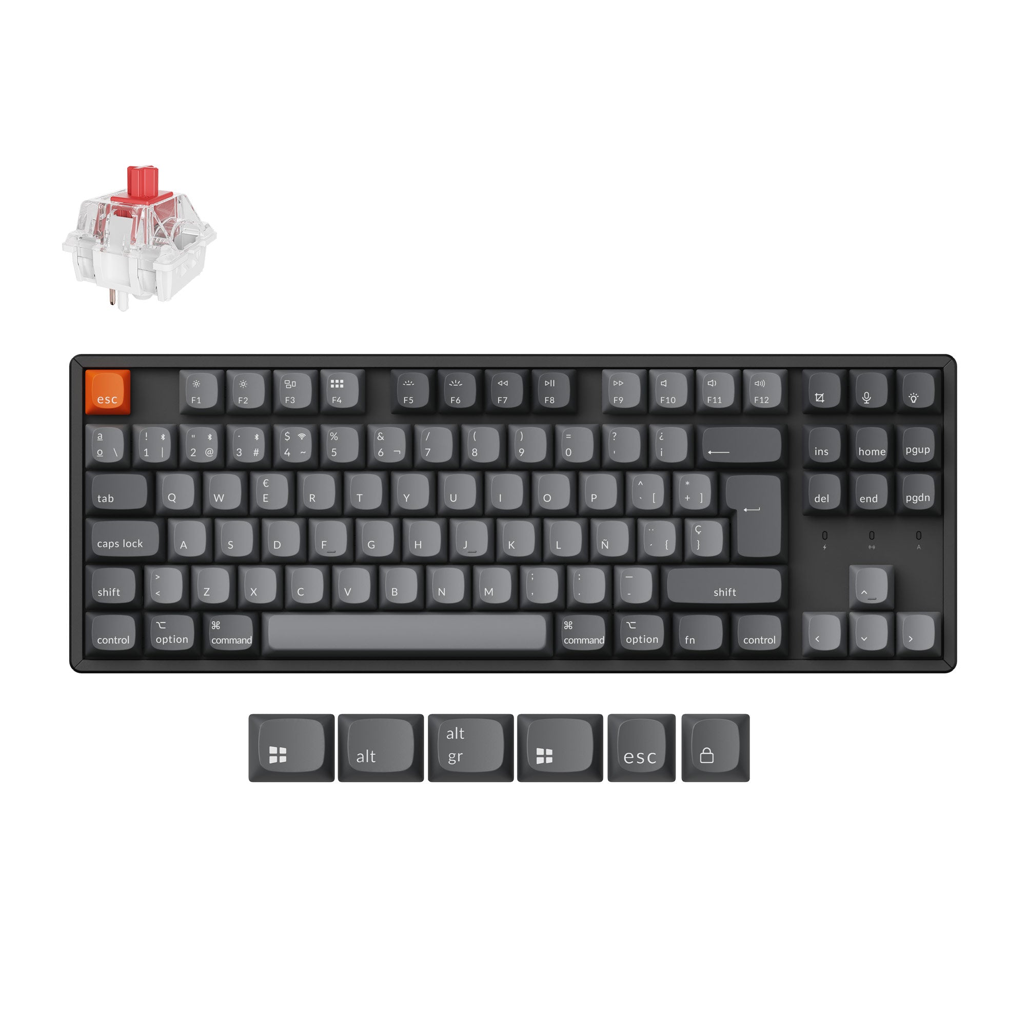 Keychron K8 Max QMK Wireless Mechanical Keyboard ISO Layout Collection - Image 24