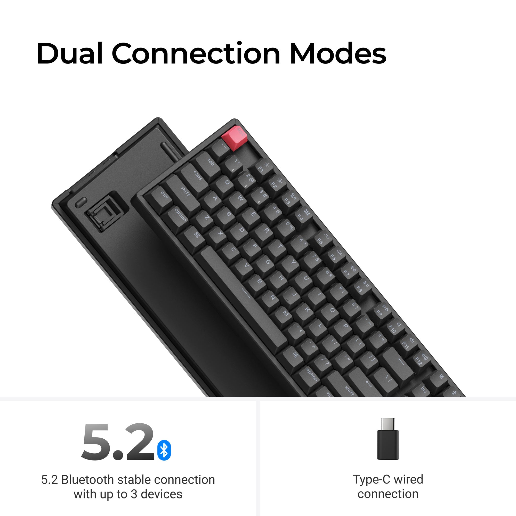 Keychron K8 QMK Wireless Mechanical Keyboard (Version 2) - Image 3