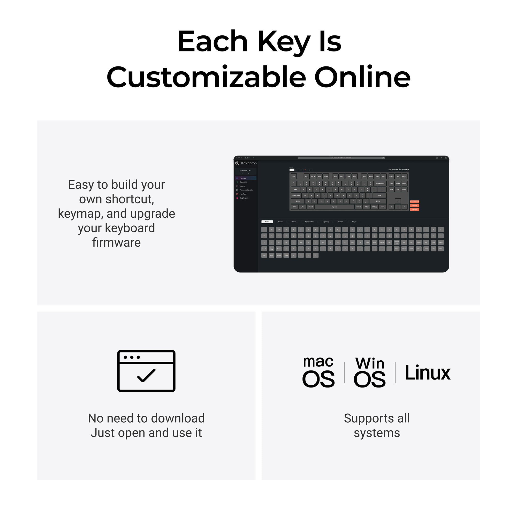 Keychron K8 QMK Wireless Mechanical Keyboard (Version 2) - Image 5