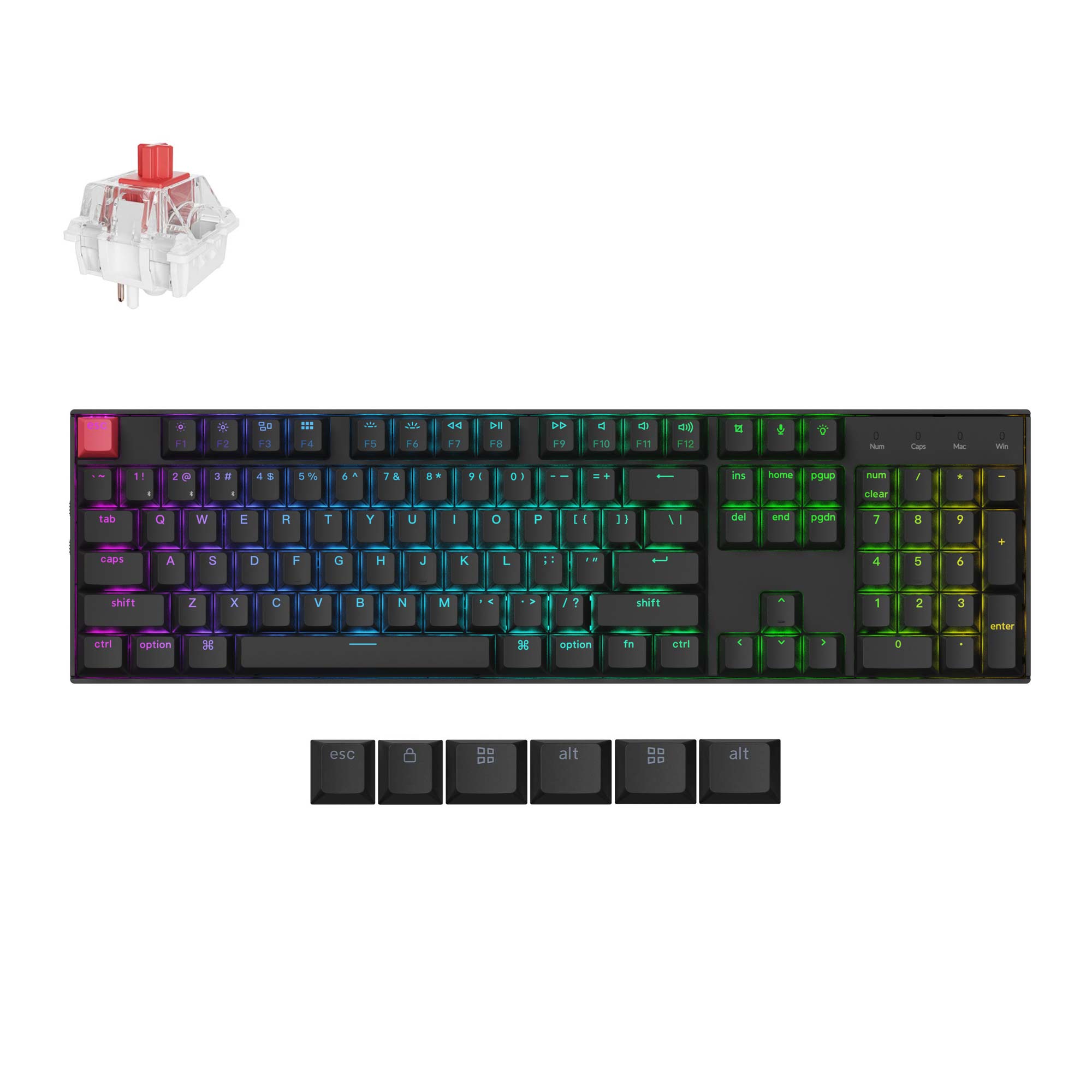 Keychron K10 QMK Wireless Mechanical Keyboard (Version 2) - Image 10
