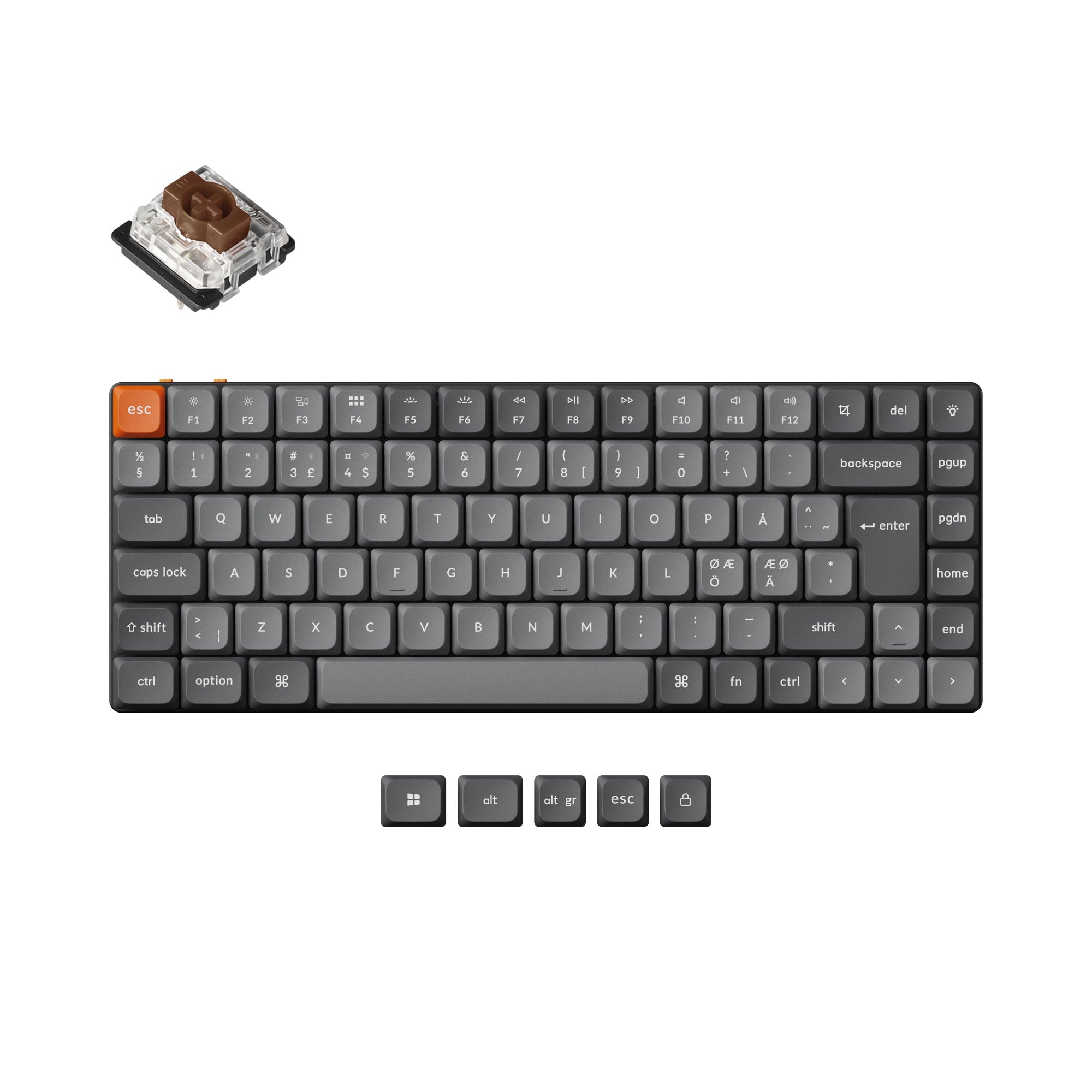 Keychron K3 Max QMK/VIA Wireless Custom Mechanical Keyboard ISO Layout Collection - Image 8