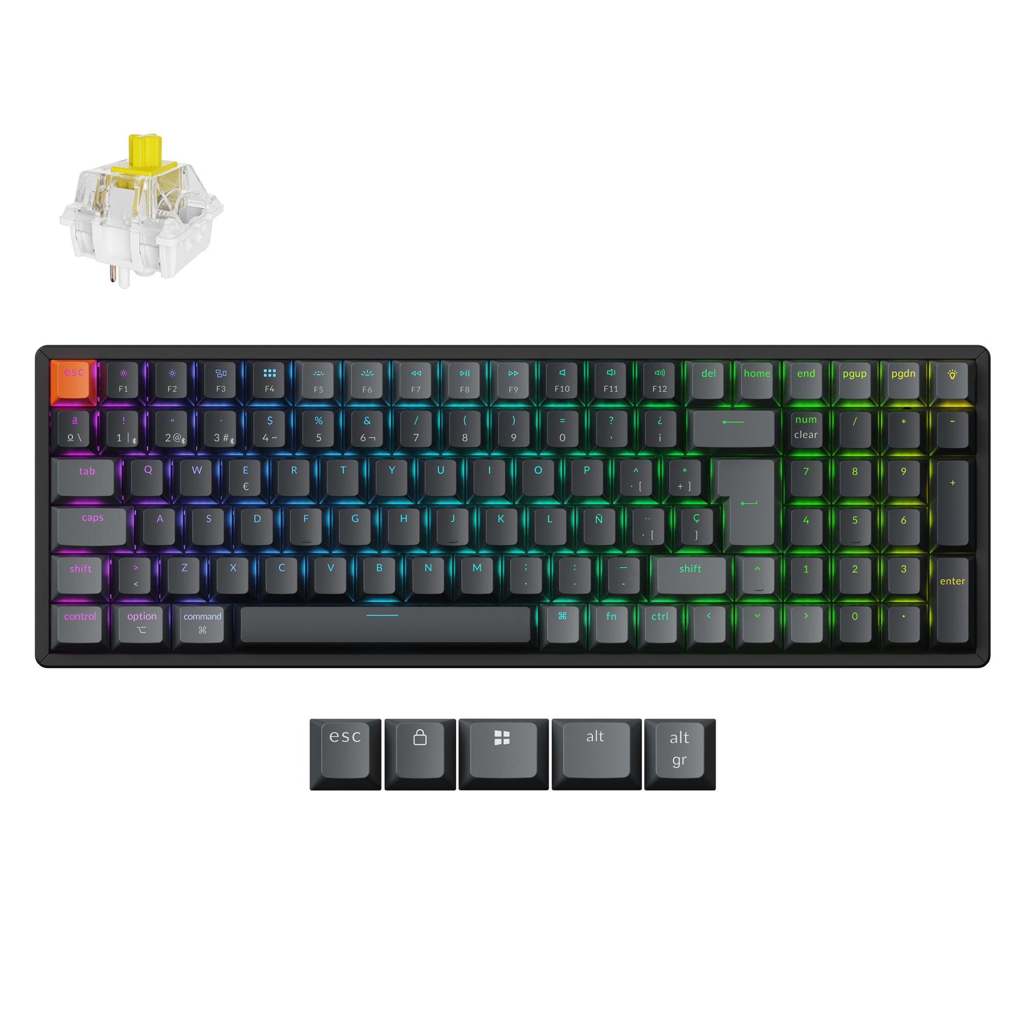 Keychron K4 QMK Wireless Mechanical Keyboard (ISO Layout) - Version 3 - Image 16