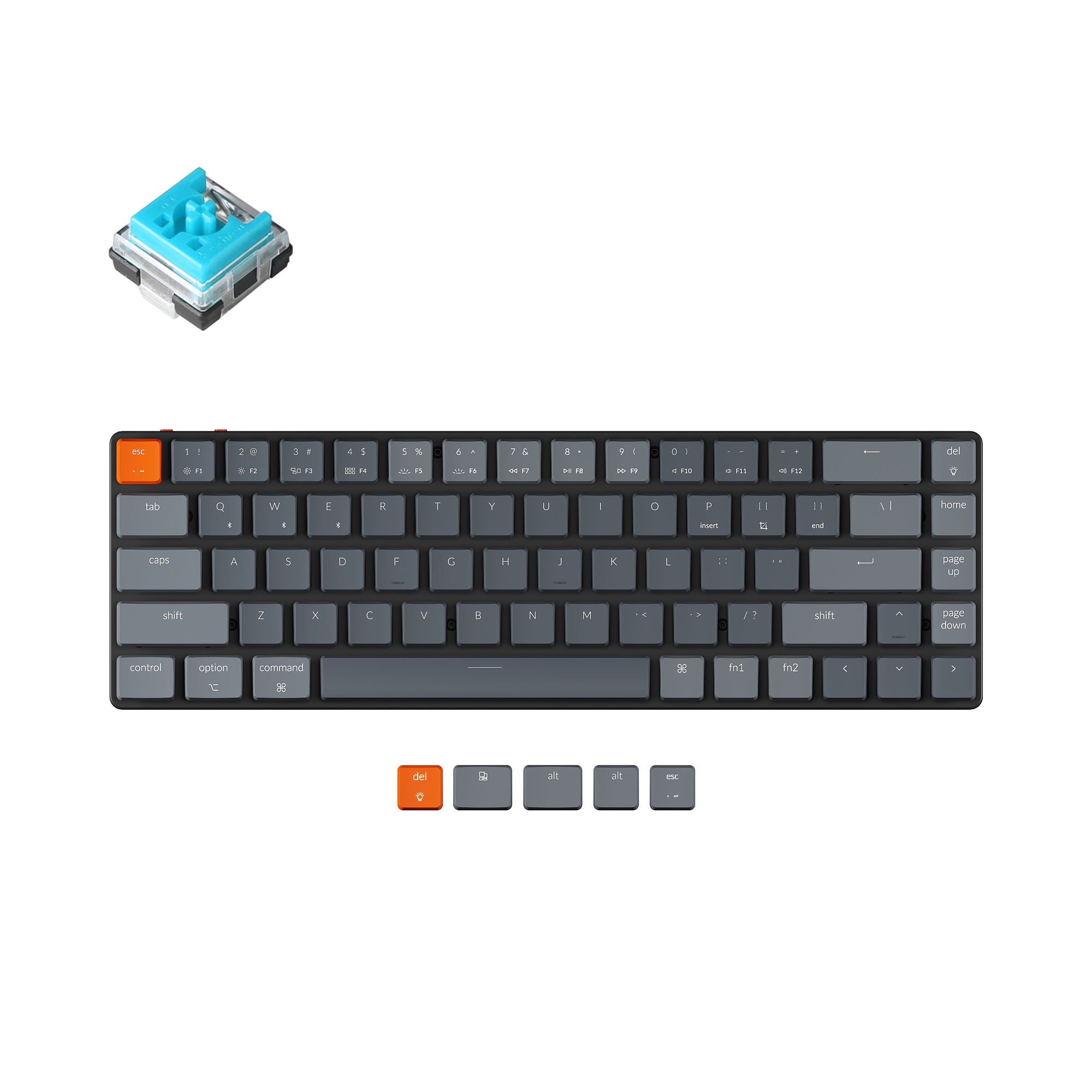 Keychron K7 Ultra-slim Wireless Mechanical Keyboard - Image 5