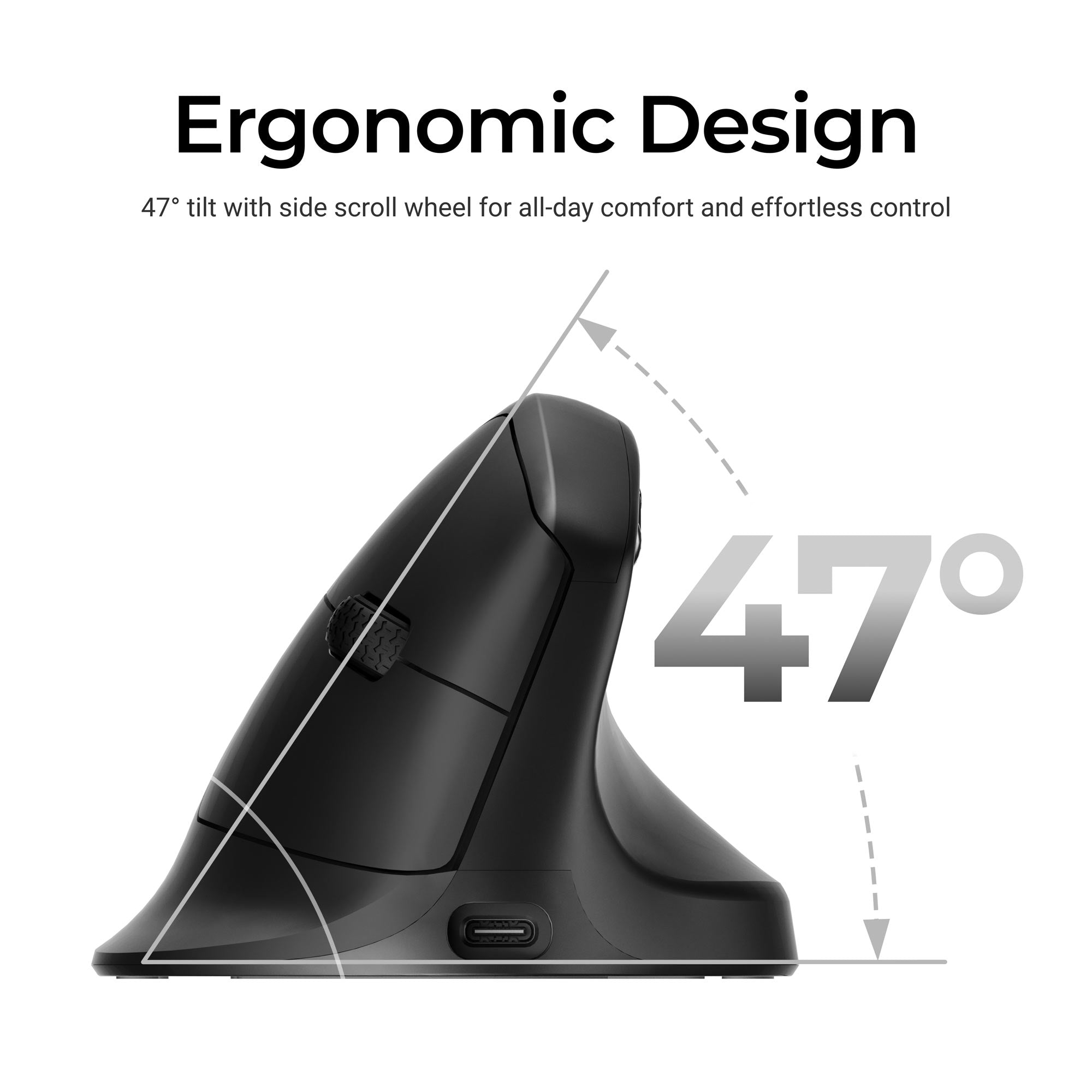 Keychron M5 Wireless Ergonomic Mouse - Image 3